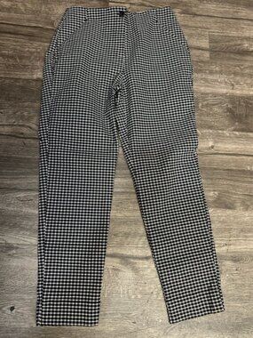 Worthington Black and White Plaid Pants